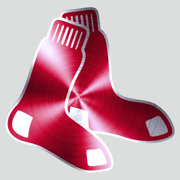 Boston Red Sox Stainless steel logo iron on paper